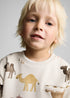 MANGO 2-piece Camel Sweatshirt Set